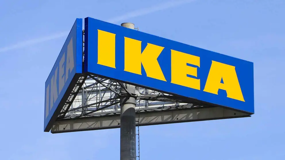 Cartel de una tienda de Ikea