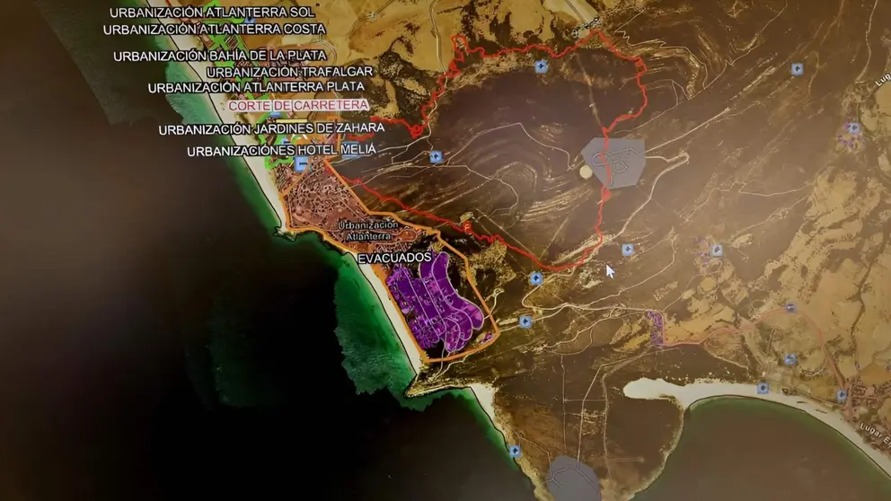 Situaci&oacute;n incendio de Tarifa 12 de agosto de 2025