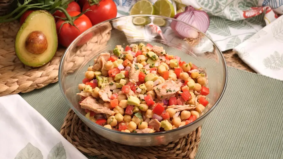 Ensalada de garbanzos