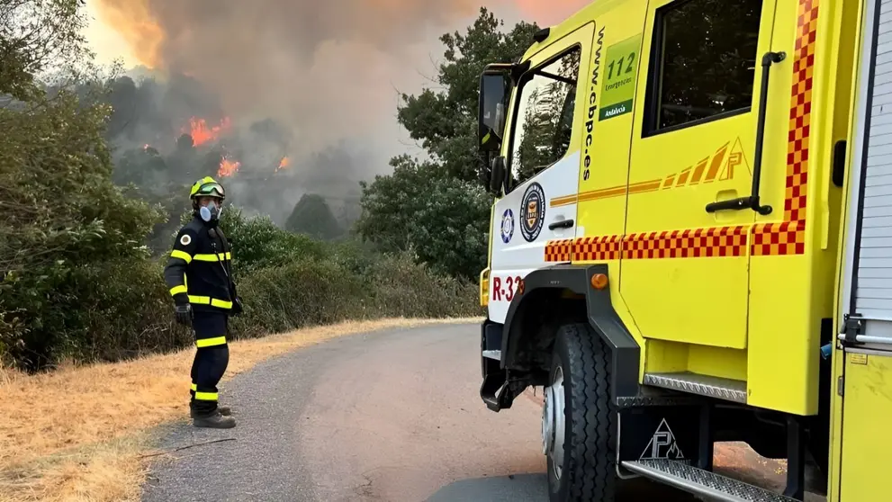 Bomberos de C&aacute;diz desplazados para combatir los incendios en Galicia | CBPC