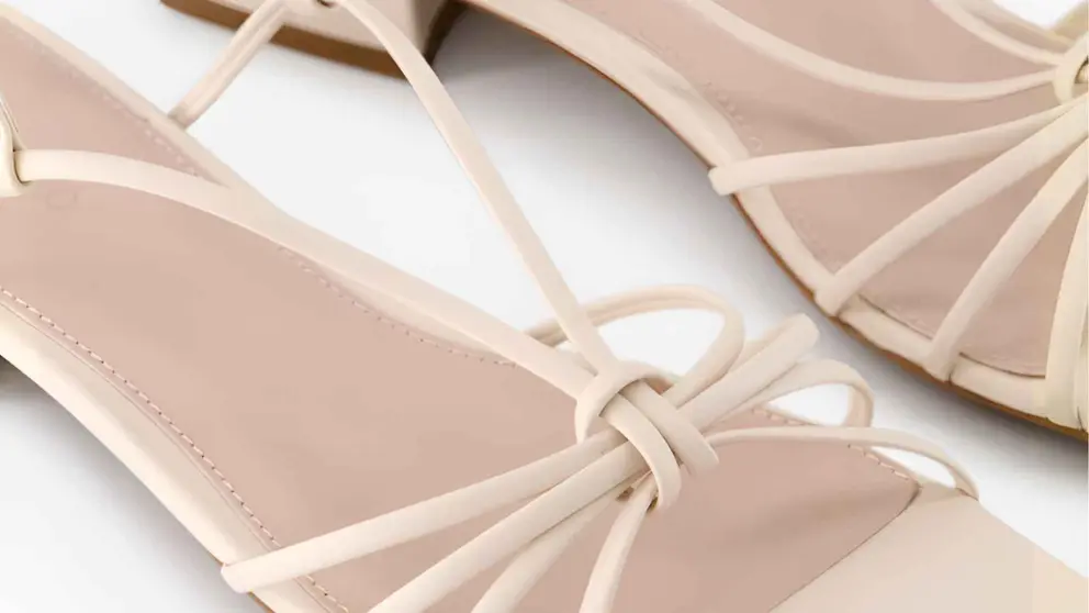 Sandalias con tac&oacute;n y tiras con nudo Tintoretto de El Corte Ingl&eacute;s