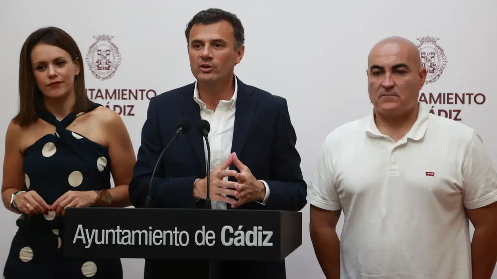 Bruno Garc&iacute;a, junto a Beatriz Gandullo y Jos&eacute; Carlos Teruel | C.G.