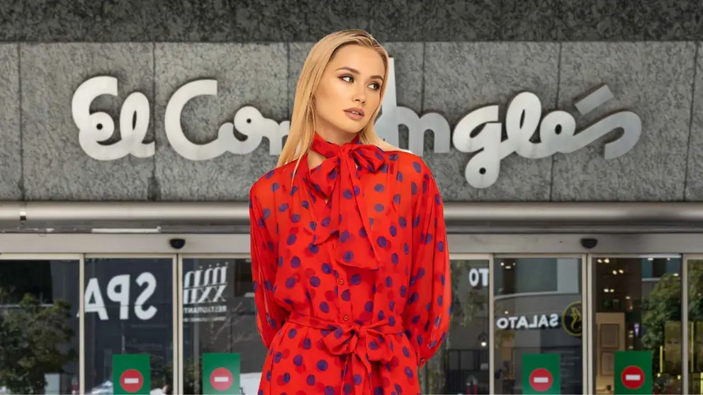 Una mujer a la moda con un vestido de El Corte Ingl&eacute;s