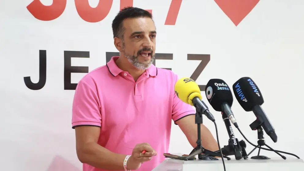Jos&eacute; Antonio D&iacute;az, portavoz del PSOE en Jerez | C.G.