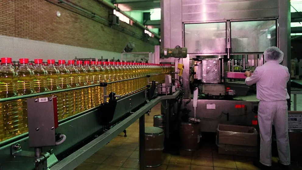 Planta de envasado de aceite de oliva