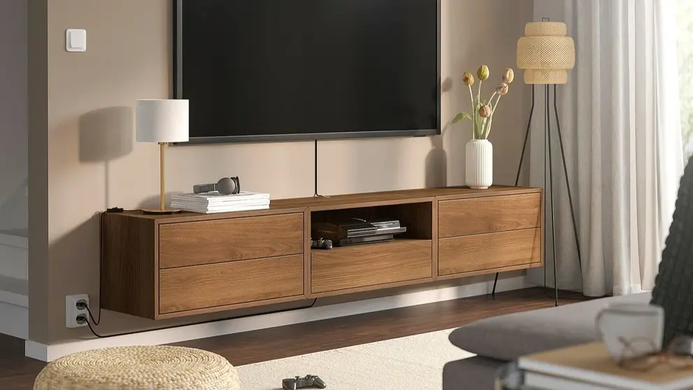 Combinaci&oacute;n almacenaje Eket de Ikea