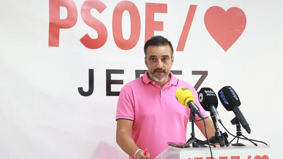 Jos&eacute; Antonio D&iacute;az, portavoz del PSOE en Jerez | C.G.