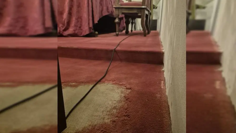 Alfombra desgastada del Cabildo Viejo en Jerez