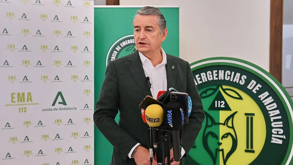 Antonio Sanz ha sido el encargado de anunciar el nuevo salto de Andaluc&iacute;a en materia de seguridad | Salvador L&oacute;pez Medina