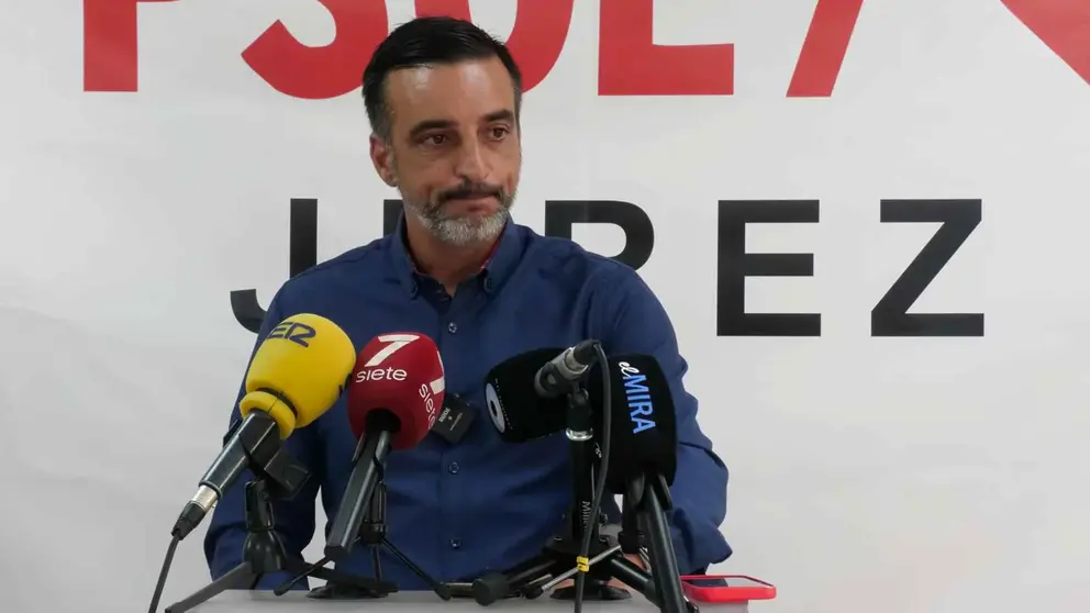 Jos&eacute; Antonio D&iacute;az, portavoz del PSOE en Jerez