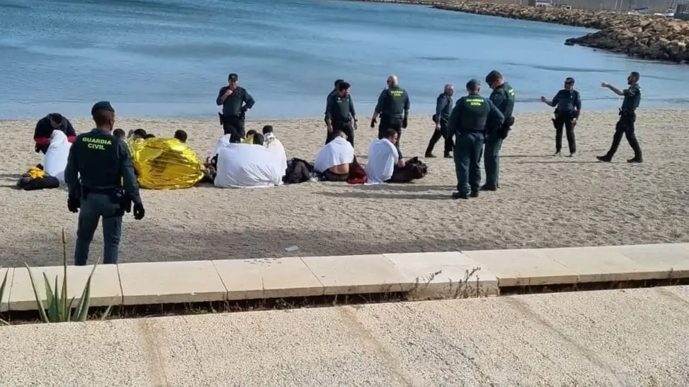 Inmigrantes iirregulares llegados a Almer&iacute;a