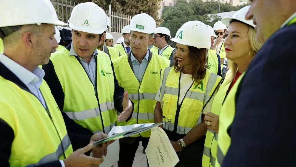 La consejera Roc&iacute;o D&iacute;az ha visitado las obras del Metro de M&aacute;laga
