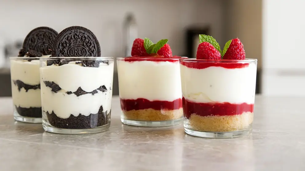 Un postre fresco sin horno que conquista por su formato individual