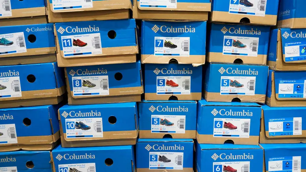 Cajas de zapatillas Columbia