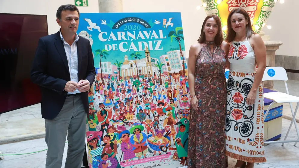 Cartel del Carnaval de C&aacute;diz 2026 | Cristo Garc&iacute;a