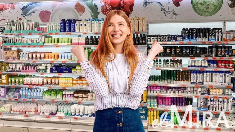 Una mujer en un supermercado Mercadona