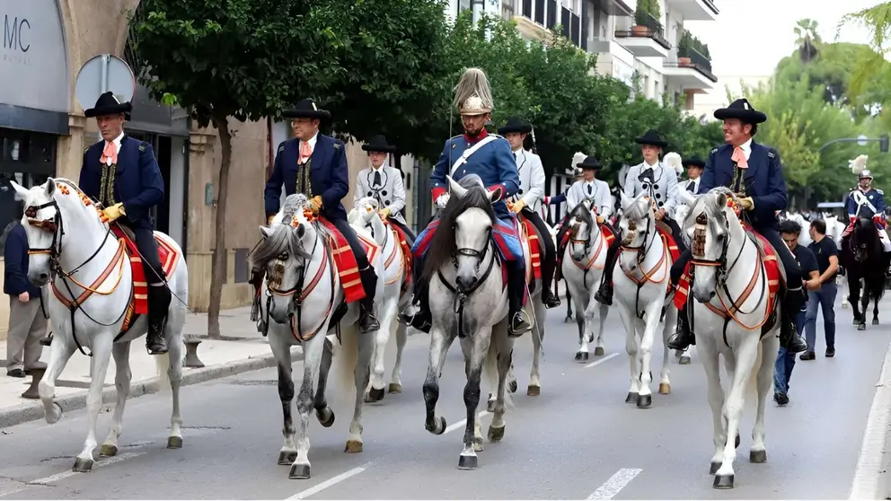 Parada h&iacute;pica en Jerez
