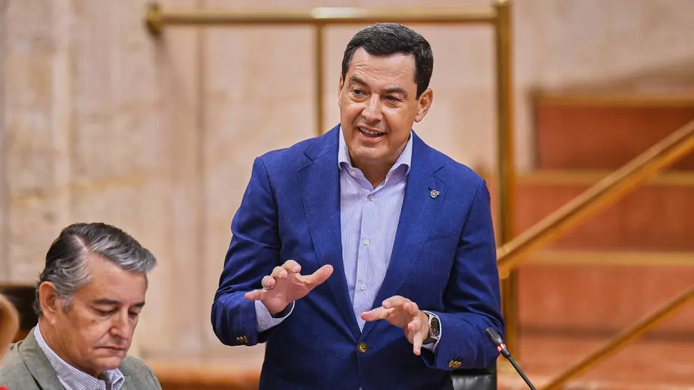 El presidente de la Junta de Andaluc&iacute;a, Juanma Moreno | Salvador L&oacute;pez Medina