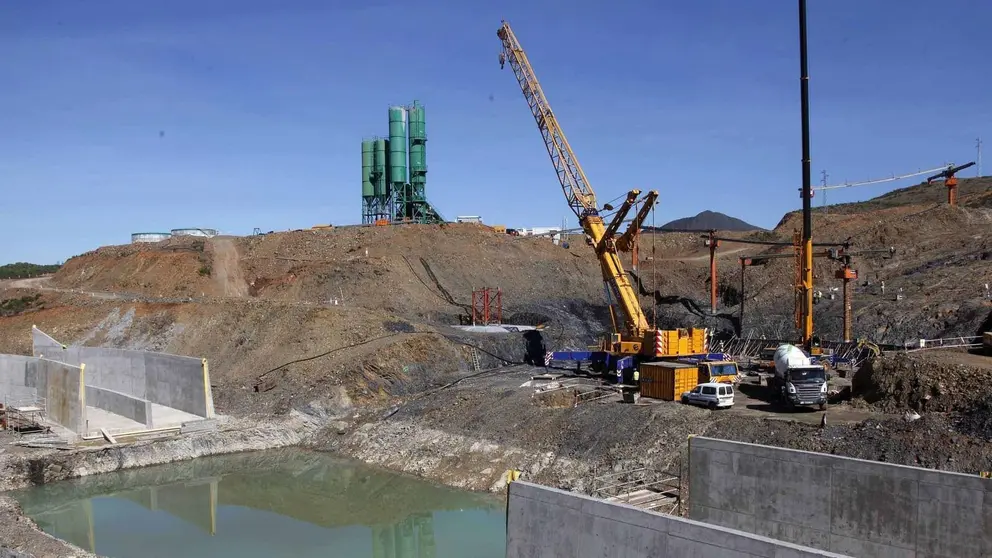 Las obras de la presa de Alcolea no avanzan