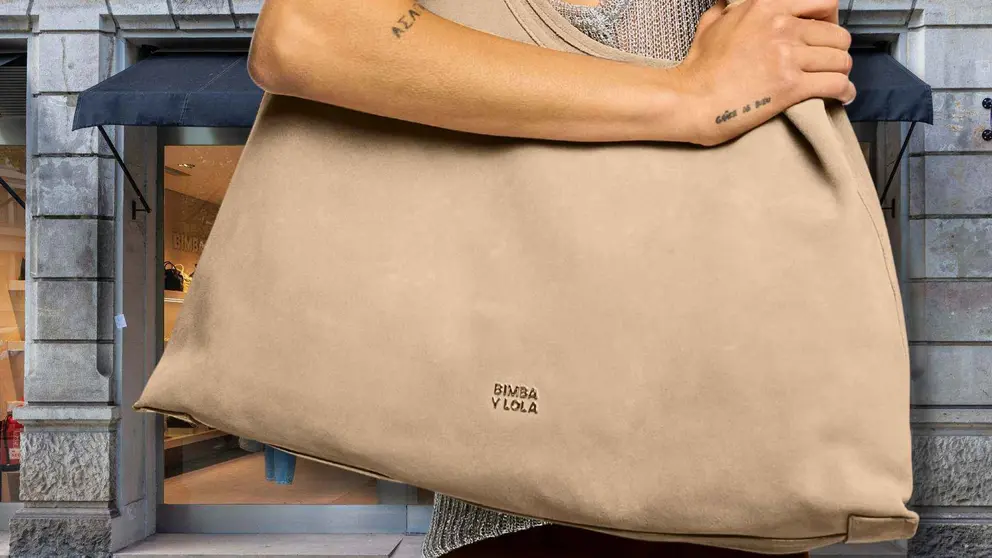 Nuevo bolso maxi serraje de Bimba y Lola