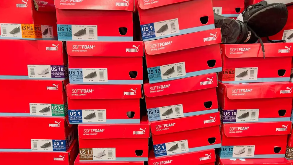 Cajas de zapatillas Puma
