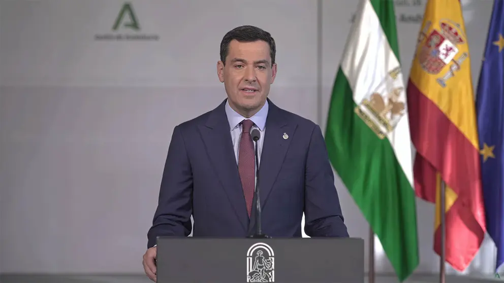 Comparecencia urgente de Juanma Moreno, presidente de la Junta de Andaluc&iacute;a