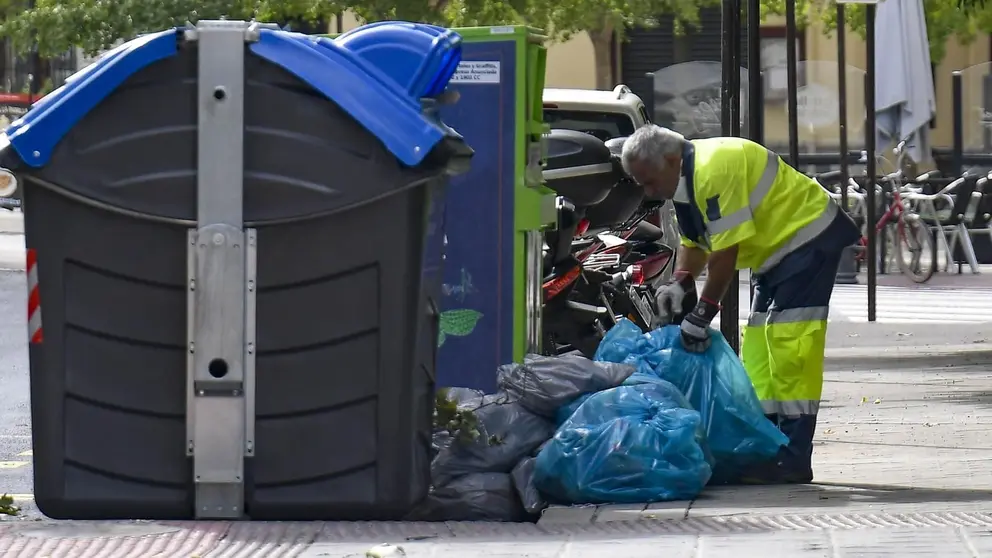 Contenedores de basura en Granada