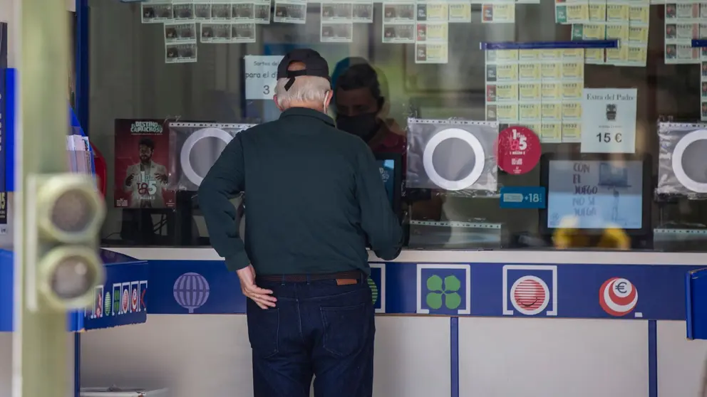 Administraci&oacute;n de Loter&iacute;as en una foto de archivo