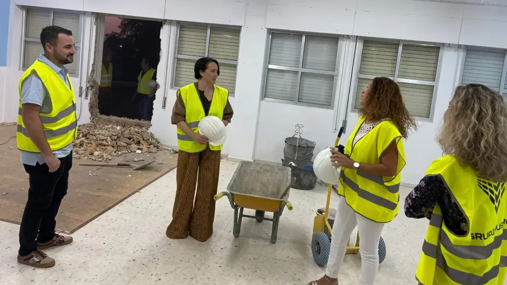 Obras del comedor del CEIP Alcazaba