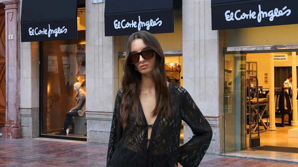 Tintoretto Blusa de mujer de manga larga con encaje en El Corte Ingl&eacute;s