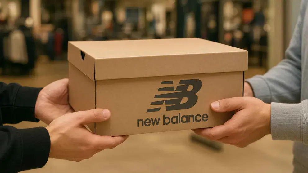 Caja de zapatillas New Balance en El Corte Ingl&eacute;s