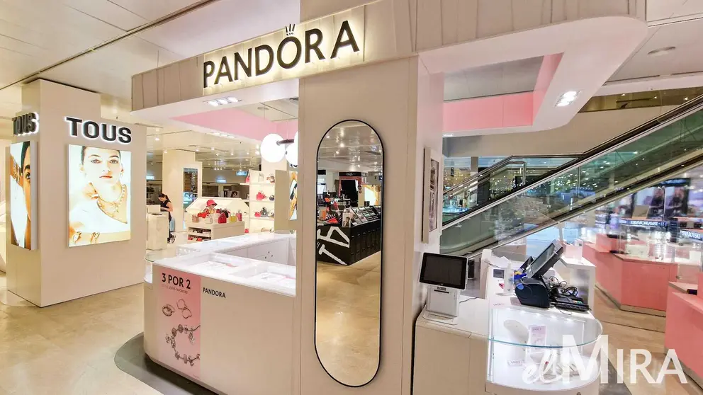 Joyer&iacute;a Pandora, El Corte Ingl&eacute;s, Jerez