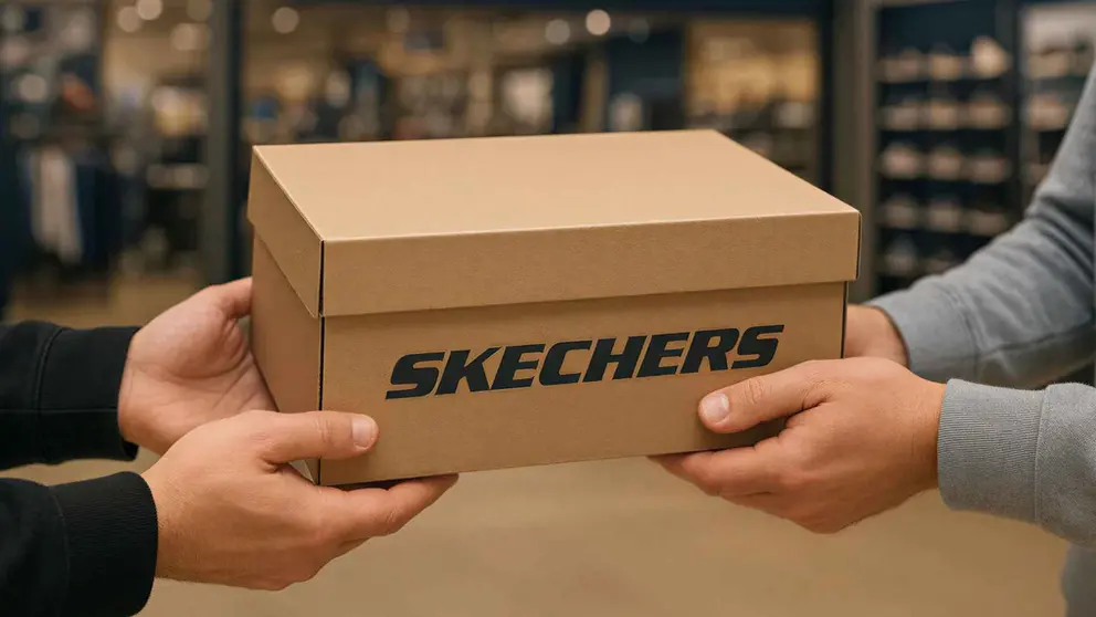 Caja de zapatillas Skechers