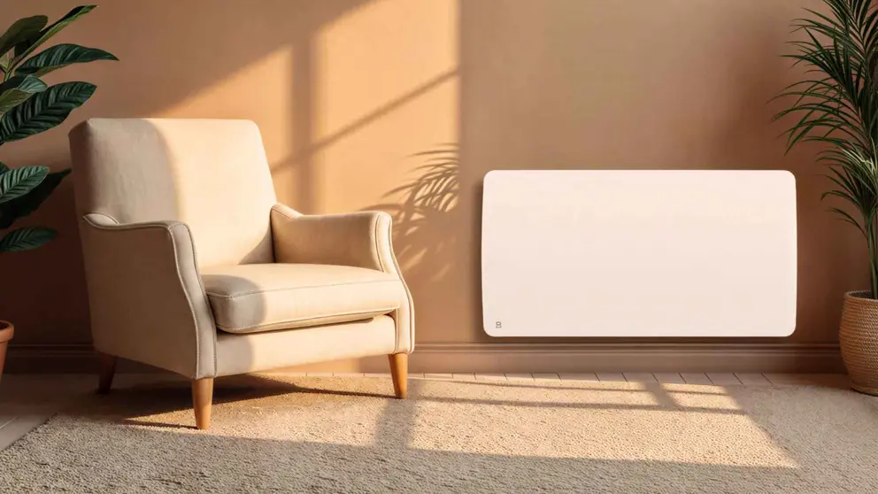 Radiador el&eacute;ctrico fijo con cer&aacute;mica Bestherm ARIA de Leroy Merlin