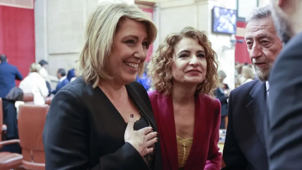 Mar&iacute;a Jes&uacute;s Montero, junto a Susana D&iacute;az en una imagen de archivo