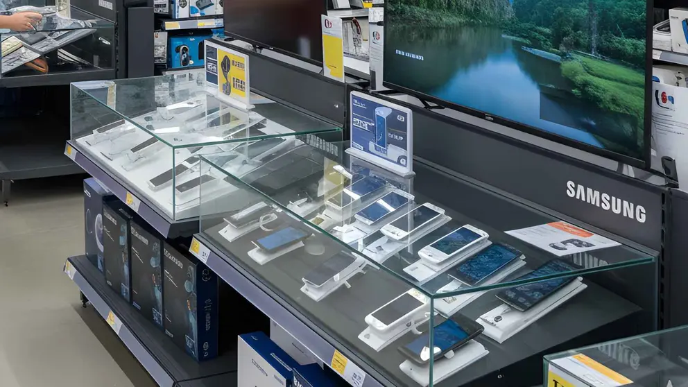 Secci&oacute;n de m&oacute;viles de Carrefour