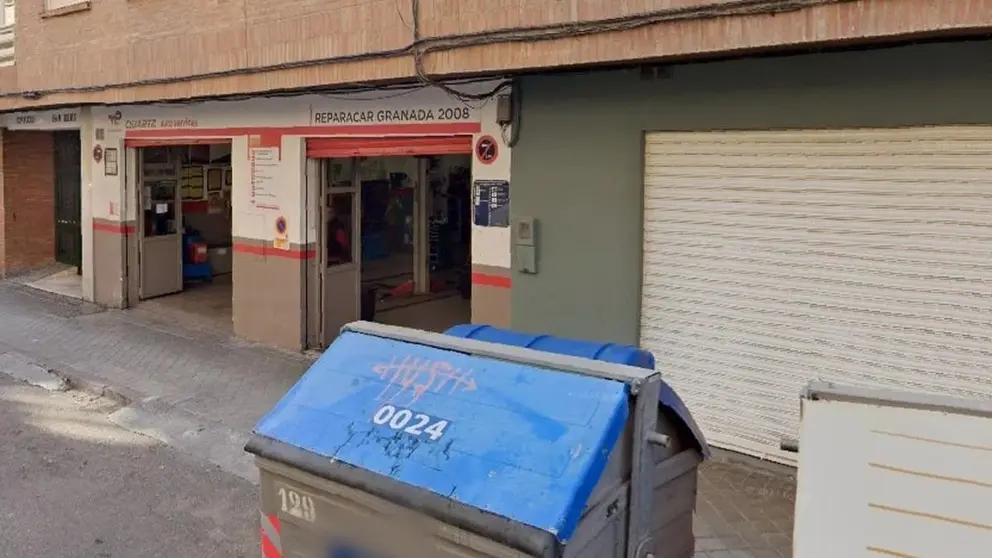 La calle donde se encuentra la vivienda en Granada