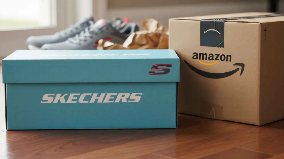 Caja de zapatillas de Skechers