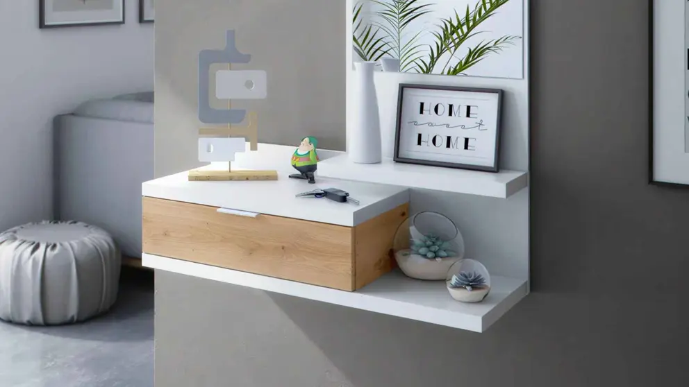 Leroy Merlin te trae el mejor mueble para resaltar el recibidor modernos y por menos de 80 euros