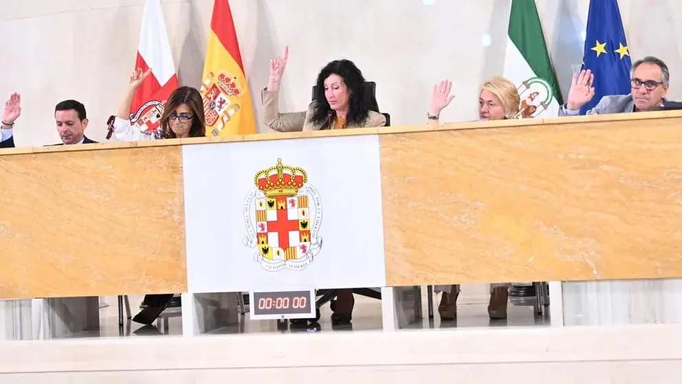 Celebraci&oacute;n de un pleno en el Ayuntamiento de Almer&iacute;a (1)