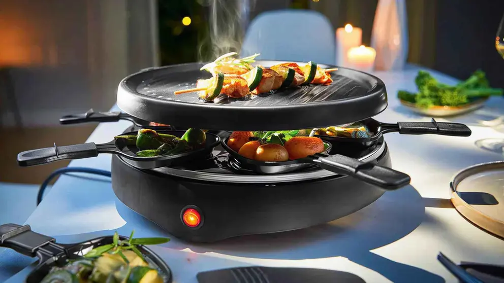 Las nuevas planchas raclette que han llegado a Lidl para cocinar todo el a&ntilde;o sin usar casi aceite