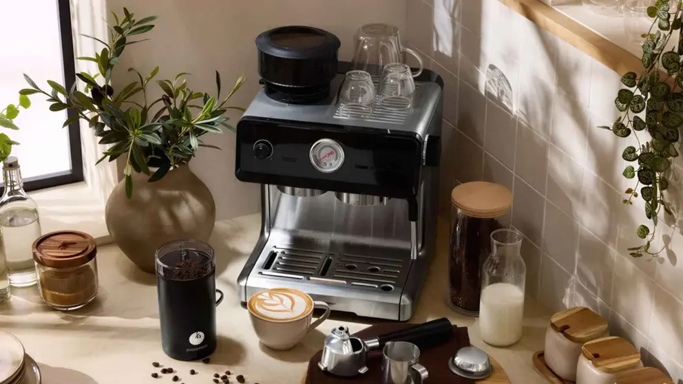 M&aacute;quina de espresso Smart Tamping Best de 1500 W, Silver Crest de Lidl