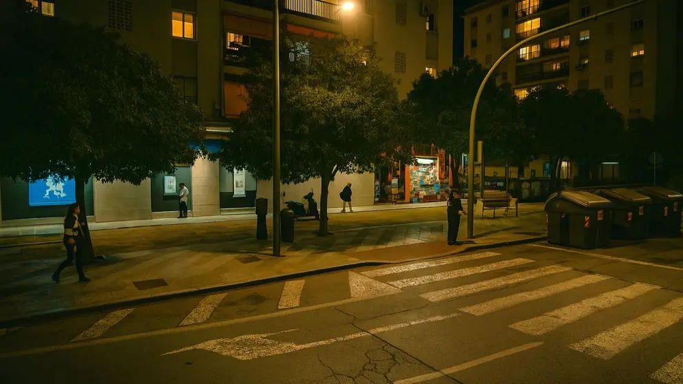 Plaza del Caballo de madrugada, Jerez
