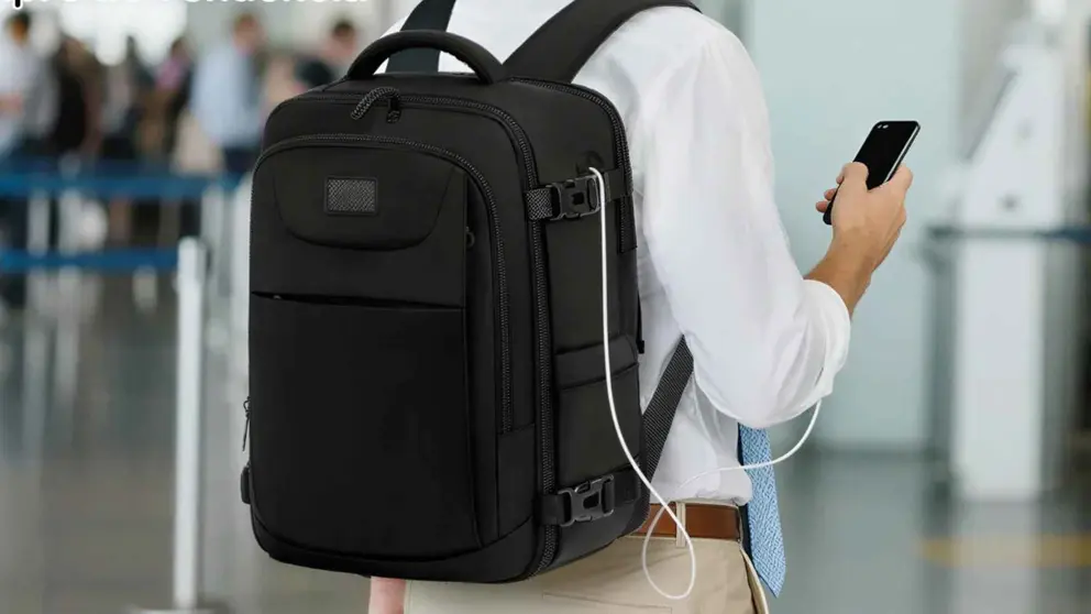 Mochila de viaje para cabina de avi&oacute;n LYNXCHER de Amazon