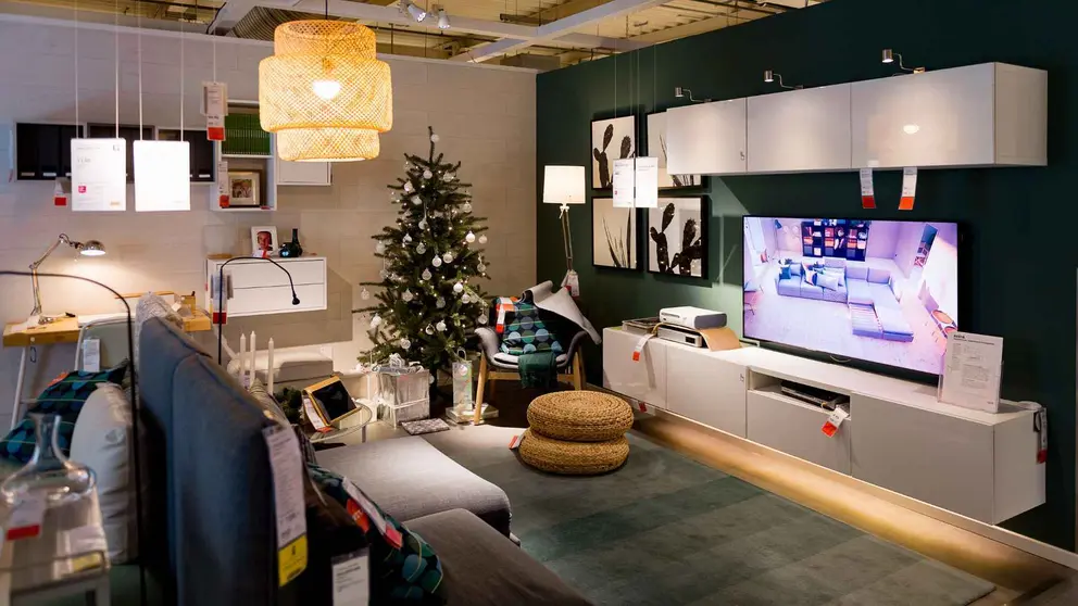 Interior de una tienda de Ikea