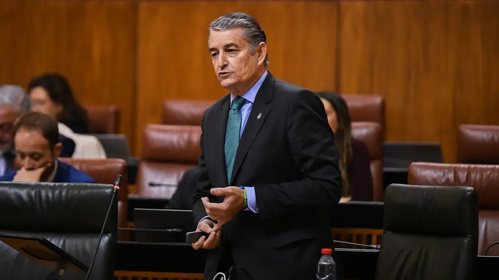 Antonio Sanz en el Parlamento | Salvador L&oacute;pez Medina