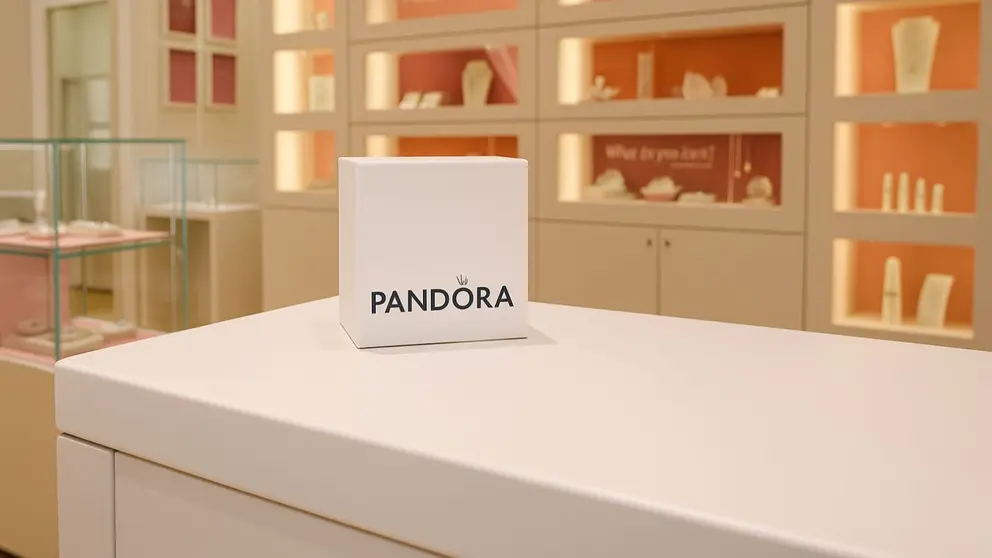 Mostrador de tienda Pandora