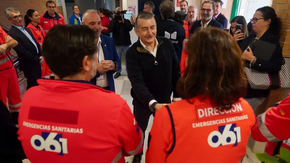 Antonio Sanz ha reconocido el trabajo del 061