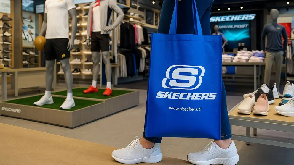 Clienta en tienda de Skechers