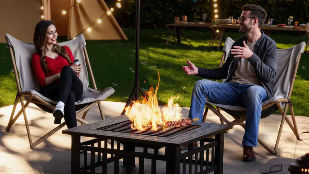 Llegan las rebajas a Leroy Merlin los braseros de exterior para pasar tiempo en el jard&iacute;n en invierno
